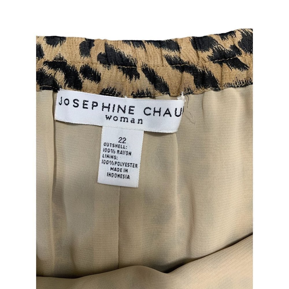 Josephine Chaus Women's Animal Print Long Skirt - Picture 4 of 6